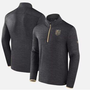 NHL Adult Vegas Golden Knights Grey Lightweight Pullover Shirt